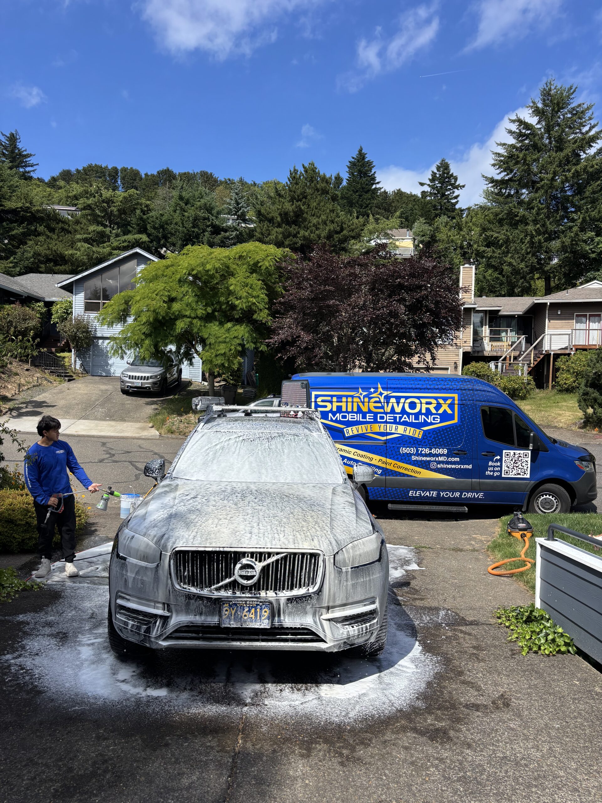 Professional exterior detailing by Shineworx