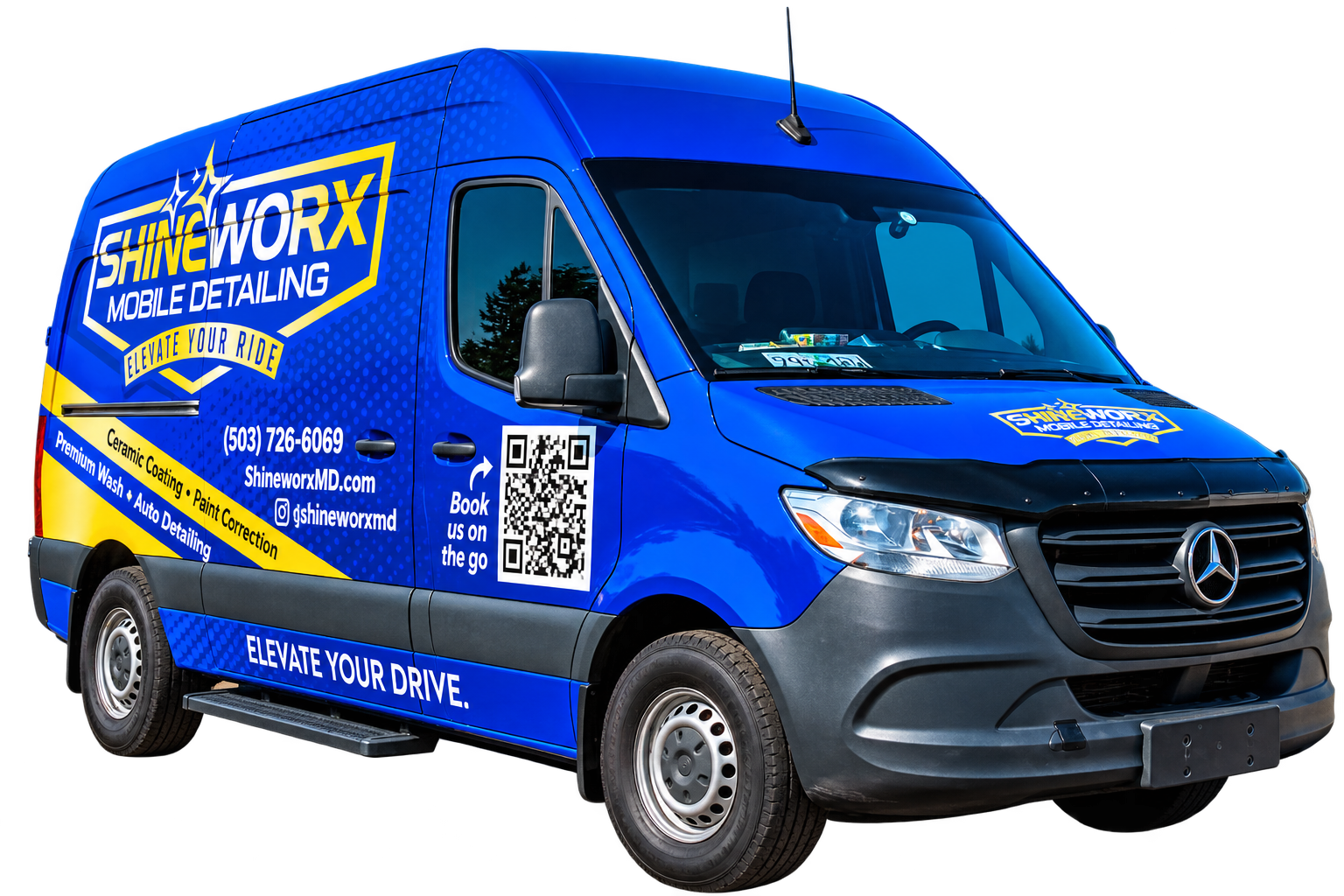 Shineworx mobile detailing van in Beaverton, Oregon